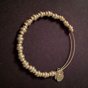 Alex and Ani Silver Metallic Beaded Bracelet